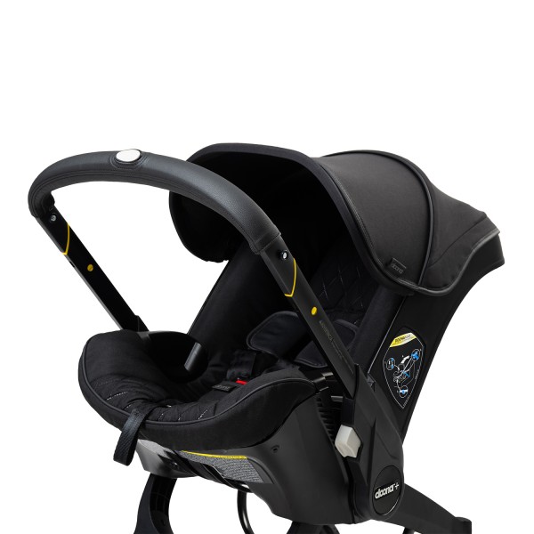 Seggiolino Auto Passeggino Doona 2 In 1 Midnight Limited Edition con Borsa
