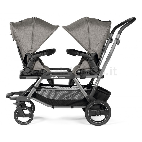 Passeggino Gemellare Peg Perego Piroet Duette City Grey