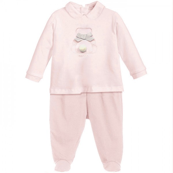 Tutina Nanan Orsetto Rosa 2 Pezzi Taglia 3 Mesi 