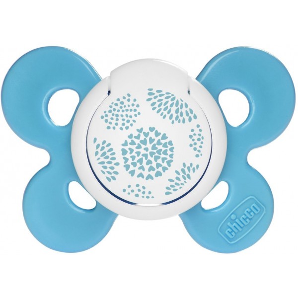 Succhietto Chicco Physio Forma Silicone Celeste 6-16m