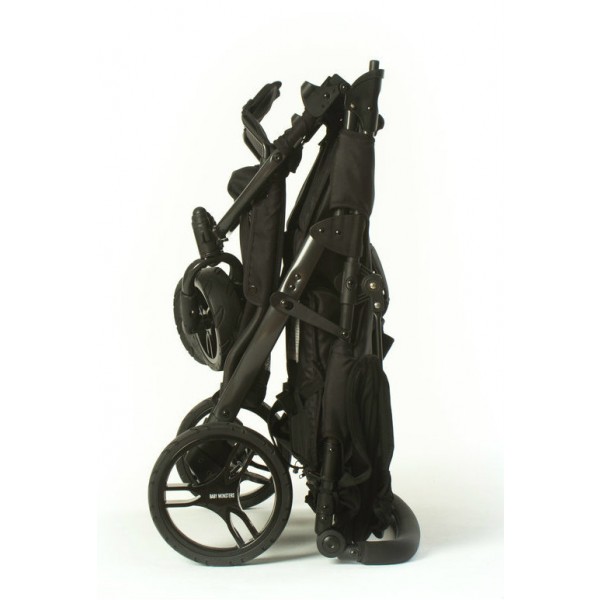 Passeggino Gemellare Baby Monsters Easy Twin 3S Nero