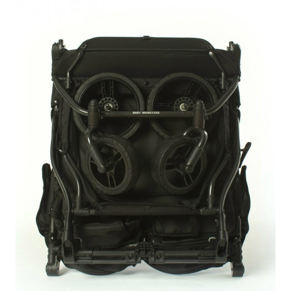 Passeggino Gemellare Baby Monsters Easy Twin 3S Nero