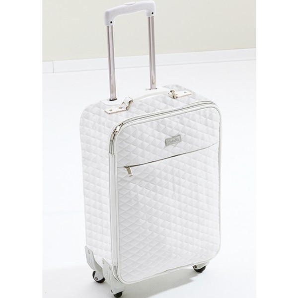 Trolley Nanan Trapuntato Ecopelle Bianco