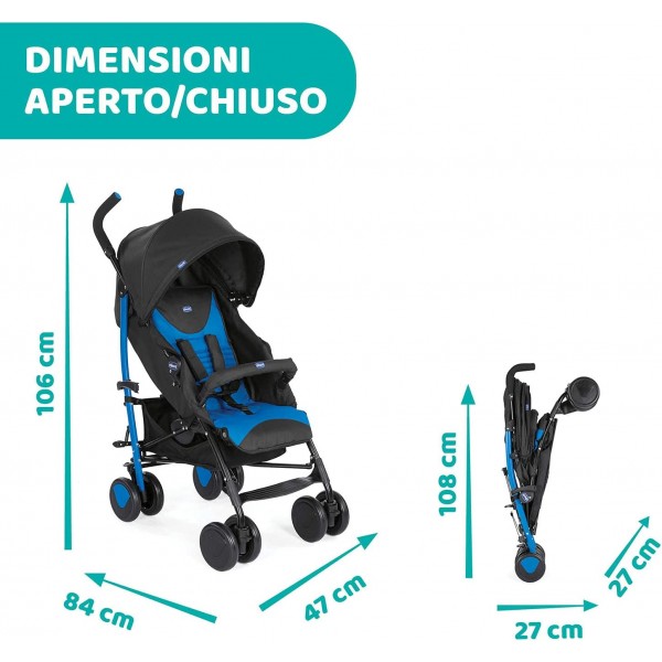 Chicco Passeggino Echo Mr Blue