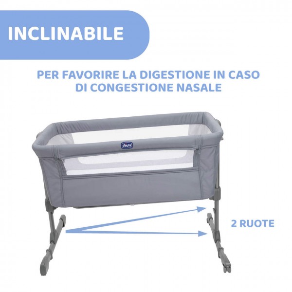 Culla Chicco Next2Me Essential Stone Re Lux