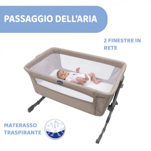 Culla Chicco Next2Me Essential Dune Re Lux