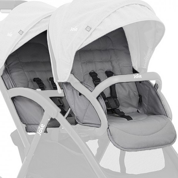 Sedute per Passeggino Gemellare Joie Evalite Duo Grey Flannel
