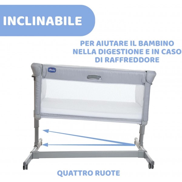 Culla Chicco Next2Me Dream Evo Grey Re Lux