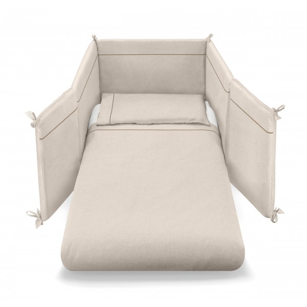 Lettino Evolutivo Co-Sleeping Pali Win Bianco Tortora (Trasformabile da Culla a Lettino a Divanetto a Poltroncina + 2 Materassi + Piumone Paracolpi)