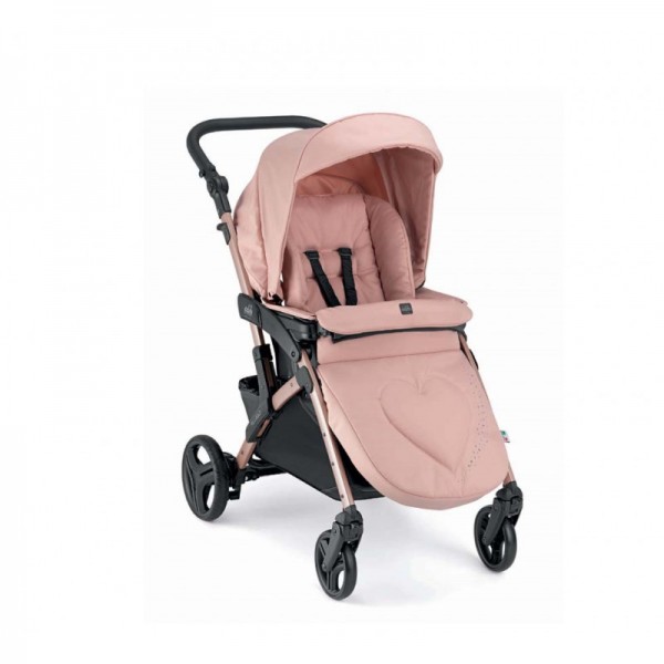 Trio Cam Fluido Easy Cuore Rosa i-Size Portata 22 Kg
