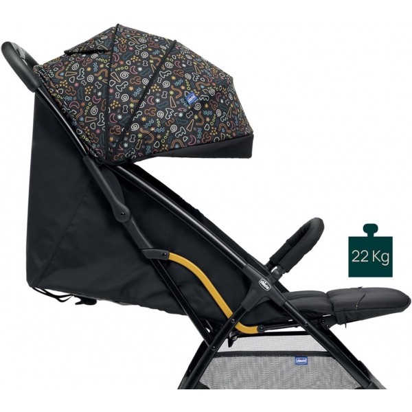 Passeggino Chicco Glee Playful Black