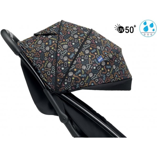 Passeggino Chicco Glee Playful Black