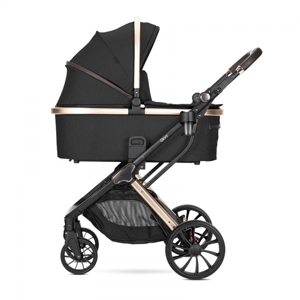 Trio Lorelli Glory Black + Seggiolino Auto i-Sieze Portata 22 Kg