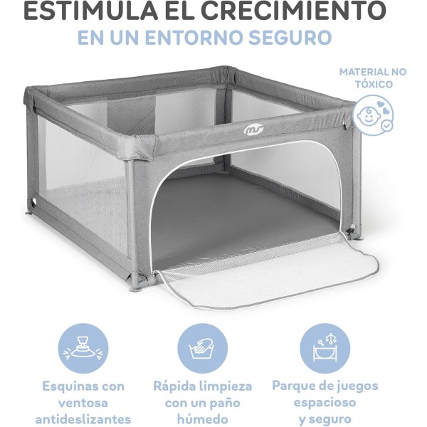 MS Innovaciones Parco giochi L - 120x120 - Grigio 