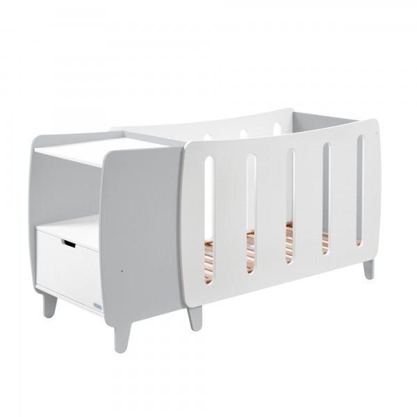 Lettino Trasformabile Micuna Harmony Galaxy Bianco Grigio