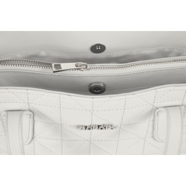 Borsa Nanan con Manici Mamma Pastello Bianco