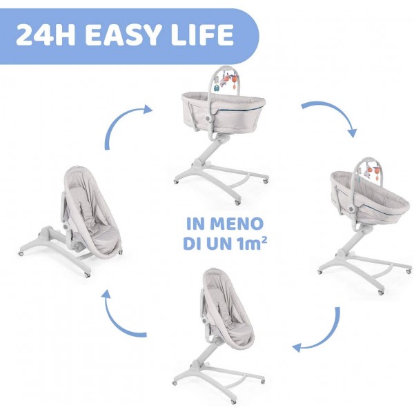 Culla Chicco Baby Hug 4 in 1 Glacial