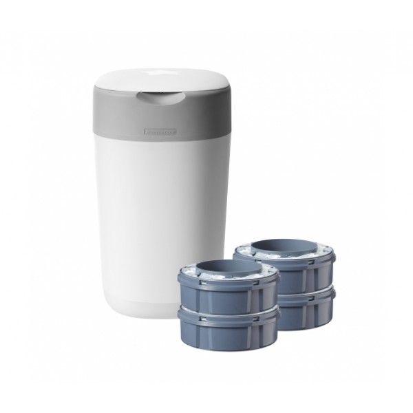 Contenitore Per Pannolini Sangenic Twist & Click Tommee Tippee + 4 Ricariche 