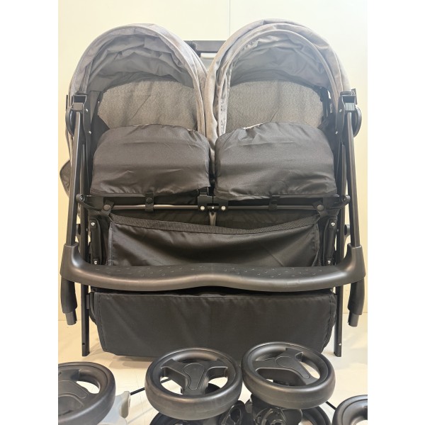 Passeggino Gemellare Fratellare Graco DuoRider Steeple Gray OUTLET 