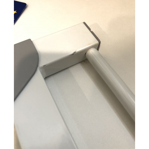 Cancelletto di Sicurezza Hauck Autoclose N Stop 2 in Metallo Bianco da 75 a 80 cm