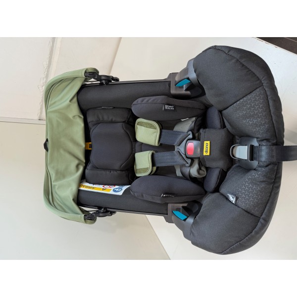 Seggiolino Auto Passeggino Doona I 2 In 1 i-Size R129 Gruppo 0+ Desert Green OUTLET
