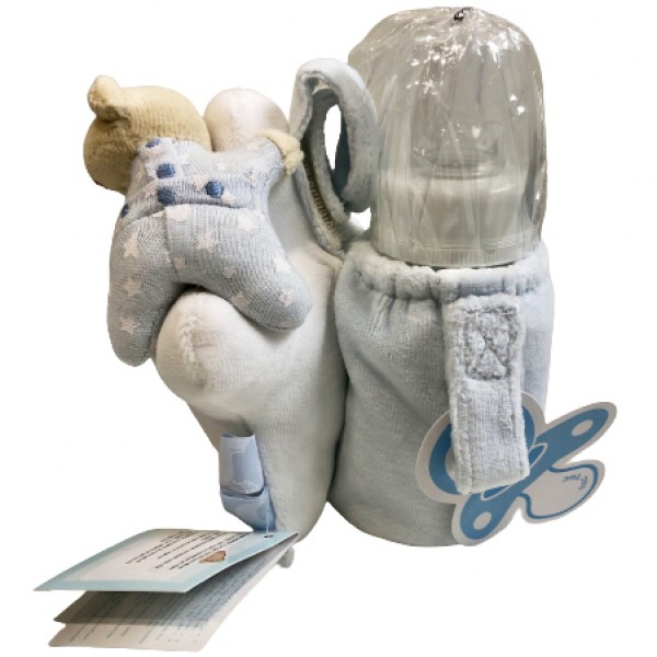 Peluche + Micro Biberon Tuc Tuc Stella Celeste