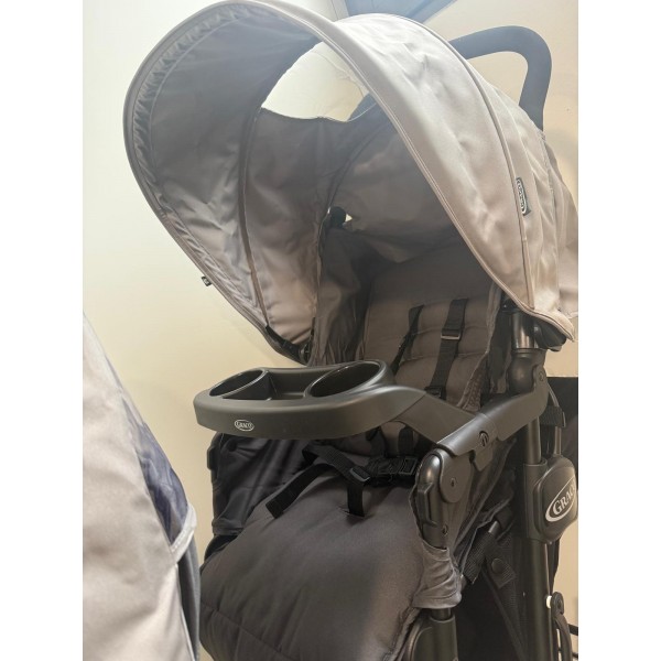 Passeggino Gemellare Fratellare Graco Stadium Duo Titanium OUTLET