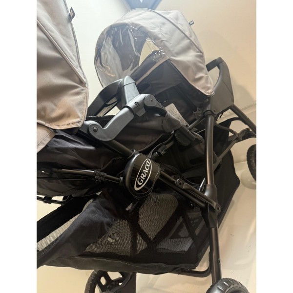 Passeggino Gemellare Fratellare Graco Stadium Duo Titanium OUTLET