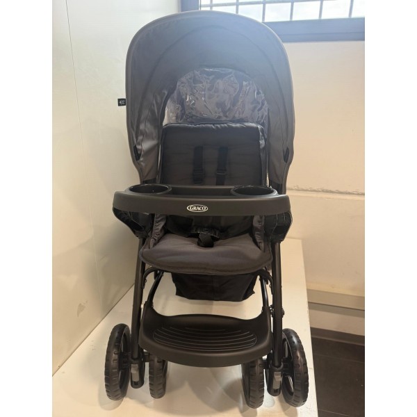 Passeggino Gemellare Fratellare Graco Stadium Duo Titanium OUTLET