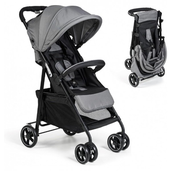 Innovaciones MS Passeggino Leggero e Compatto Omologato 22 Kg STREET GRIGIO