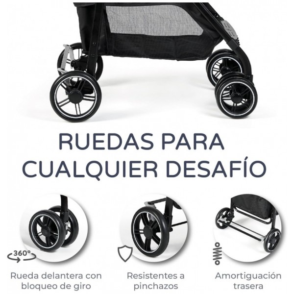 Innovaciones MS Passeggino Leggero e Compatto Omologato 22 Kg STREET GRIGIO