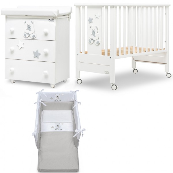 Set Baby Fashion Insieme Bianco