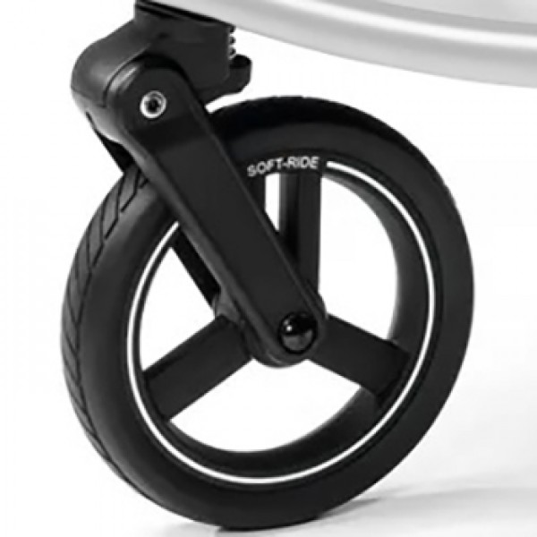 Ruota Anteriore Destra Peg Perego per Veloce TC Nero