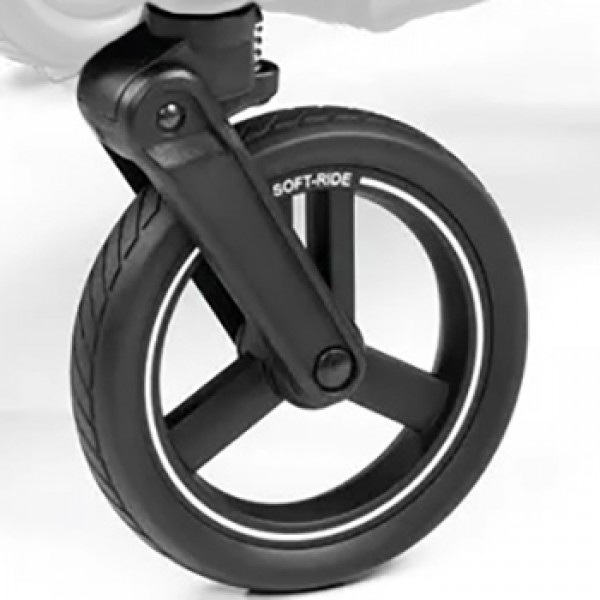 Ruota Anteriore Sinistra Peg Perego per Veloce TC Nero