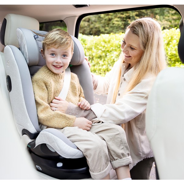 Seggiolino auto Isofix Joie Signature i-Spin 360 XL Oyster dai 40 ai 150 cm (dalla nascita fino ai 12 anni circa)
