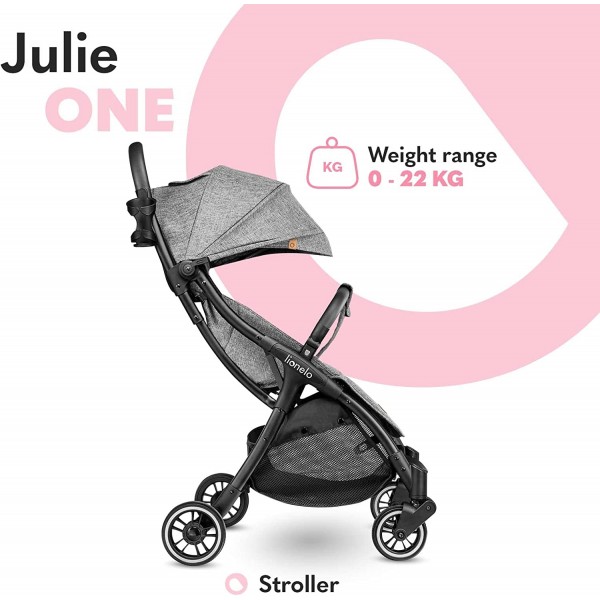 Passeggino Lionelo Julie One Stone Grey