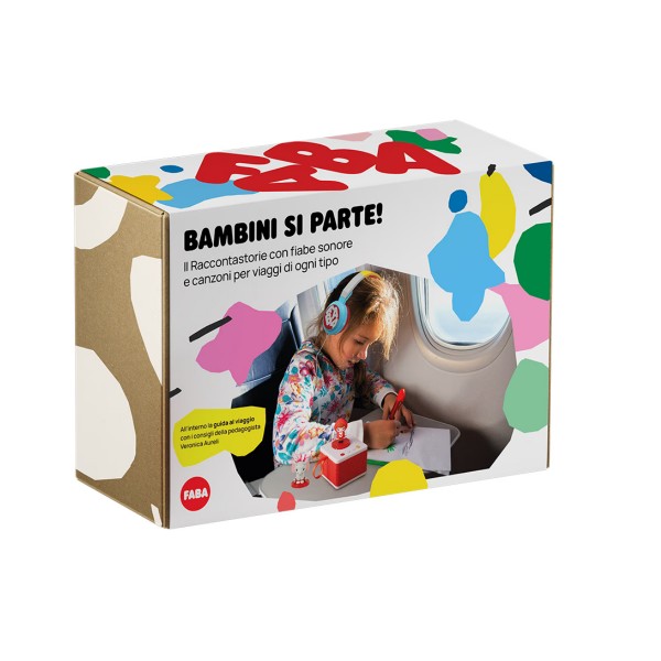 Raccontastorie Faba Kit Bambini Si Parte Starter Set + Personaggi Sonori