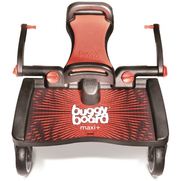 Pedana Lascal Buggyboard Maxi Rossa Universale per Passeggino con Sedile Rosso