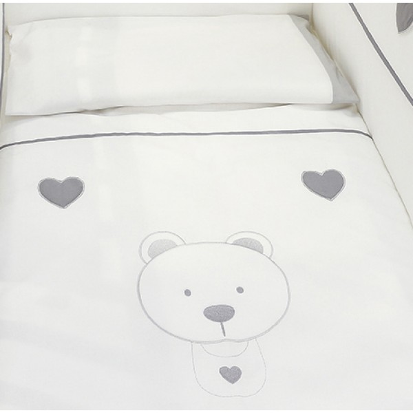 Set Lenzuola Lettino Pali 3pz Moon
