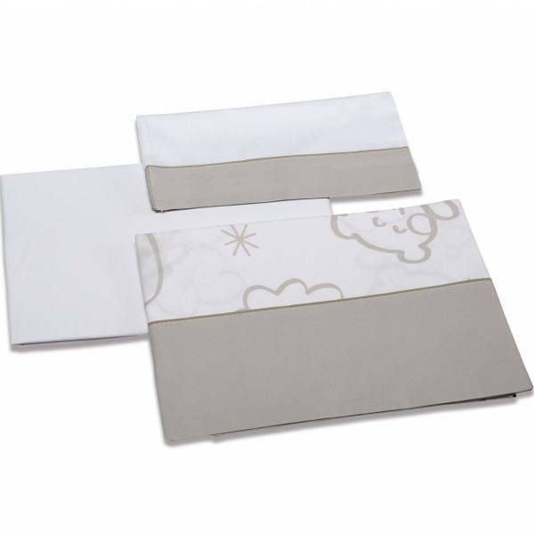 Lenzuoline per Lettino Micuna Dolce Luce Beige