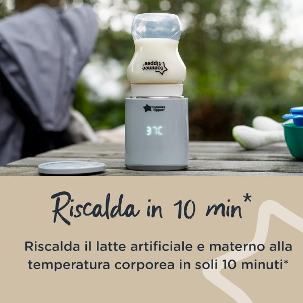 Tommee Tippee LetsGo, scaldabiberon elettrico portatile da viaggio