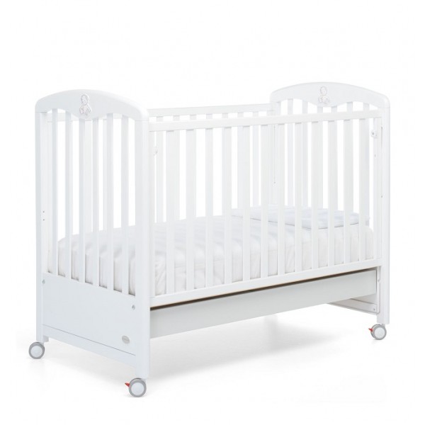 Lettino Foppapedretti Peluche Bianco