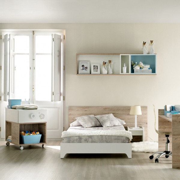 Lettino Trasformabile Ros Mini Tic Rustico