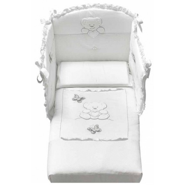 Completo Piumone Azzurra Design Soffio Bianco