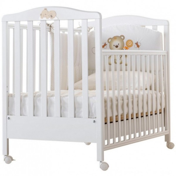 Kit Lettino Azzurra Design Web Bianco + Completo Piumone