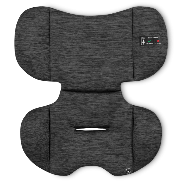LIONELO LEVI ONE I-SIZE Seggiolino auto 76-150 cm Black Grey