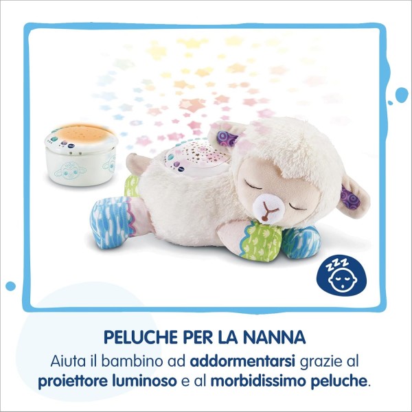 VTech Luce, Ninna Nanna Parlante 3 in 1, Peluche con Luce Notturna Bambini