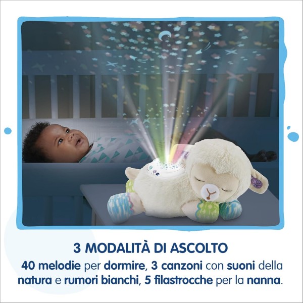VTech Luce, Ninna Nanna Parlante 3 in 1, Peluche con Luce Notturna Bambini
