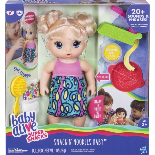 Bambola Hasbro Baby Alive Martina Spaghettina 