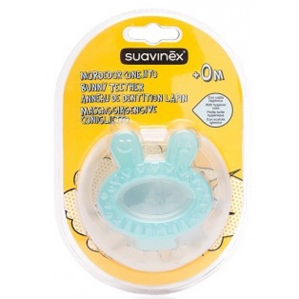 Massaggiagengive Suavinex Arty Baby Coniglietto Celeste 0m+